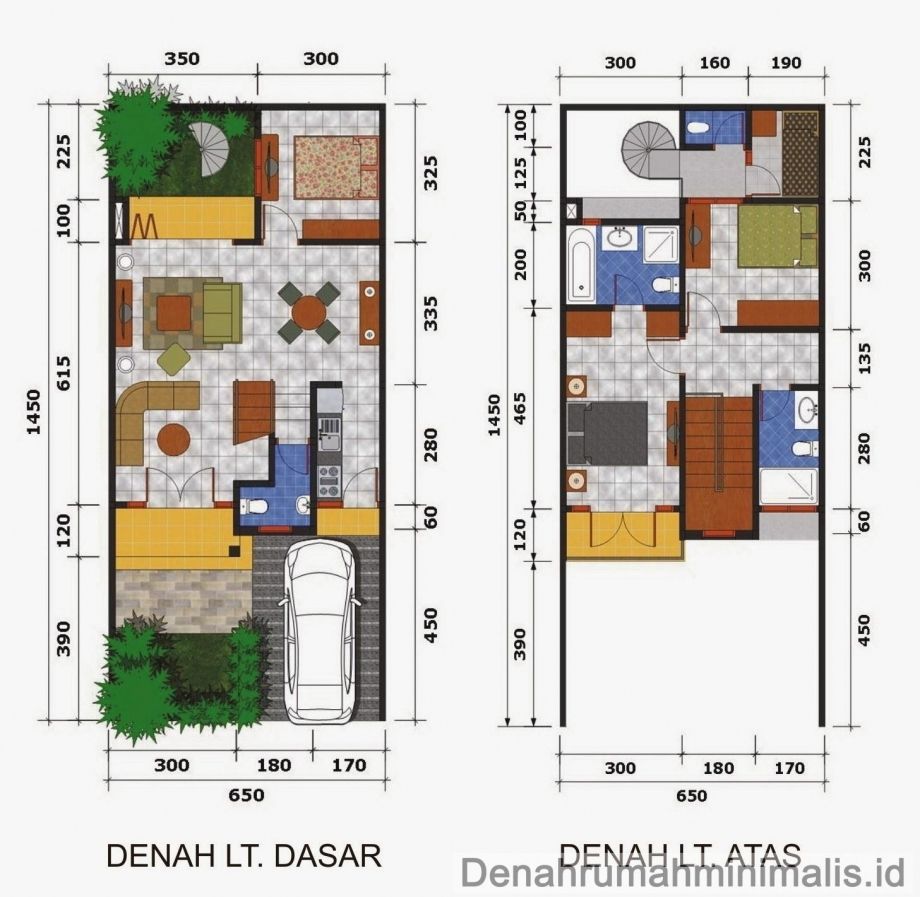 Detail Desain Rumah Minimalis 3 Kamar 2 Lantai Nomer 28