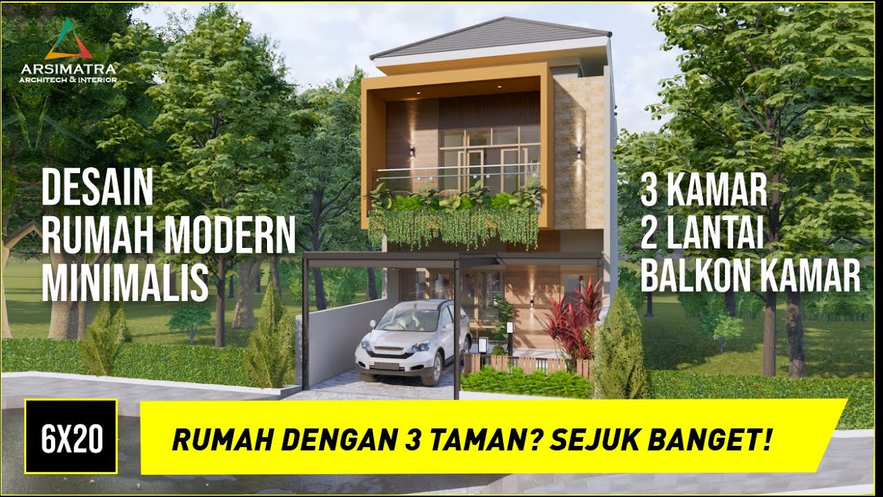 Detail Desain Rumah Minimalis 3 Kamar 2 Lantai Nomer 55