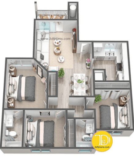 Detail Desain Rumah Minimalis 3 Kamar 2020 Nomer 42