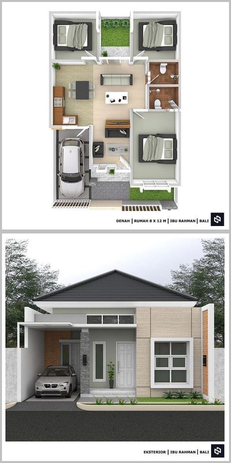 Detail Desain Rumah Minimalis Dan Denahnya Nomer 6