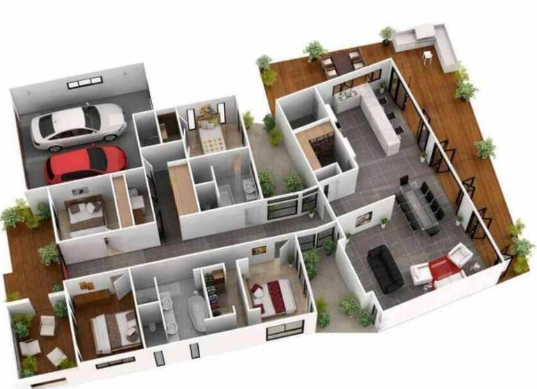 Detail Desain Rumah Minimalis Dan Denahnya Nomer 55