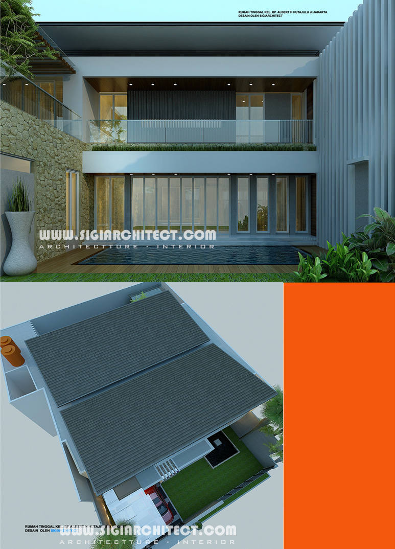 Detail Desain Rumah Minimalis Kolam Renang Nomer 29