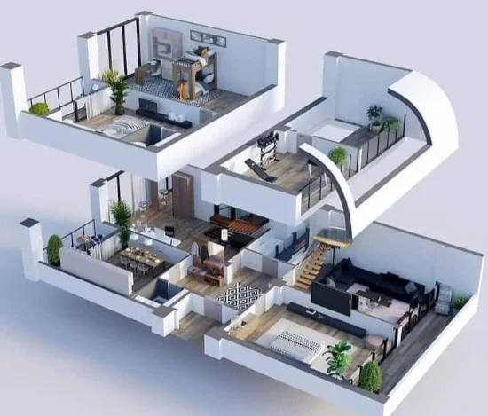 Detail Desain Rumah Minimalis Mezzanine Nomer 21