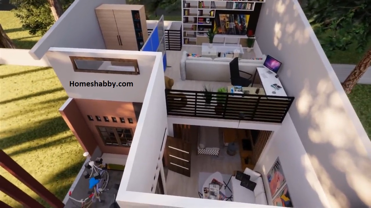 Detail Desain Rumah Minimalis Mezzanine Nomer 48