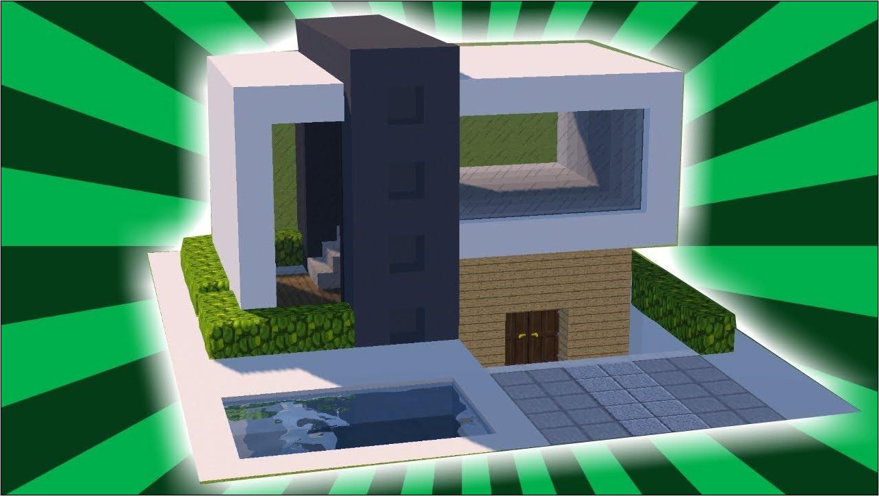 Detail Desain Rumah Minimalis Minecraft Nomer 18