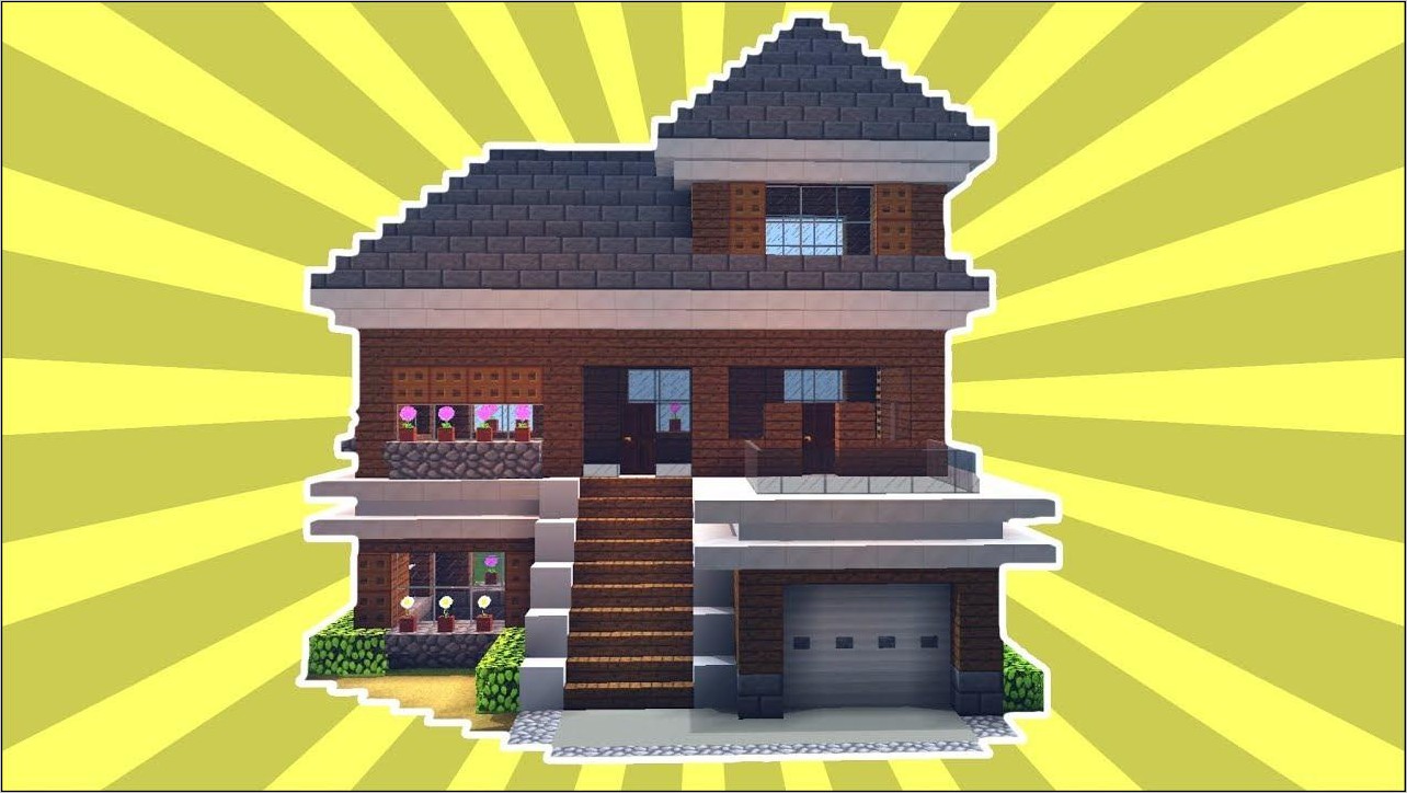 Detail Desain Rumah Minimalis Minecraft Nomer 37