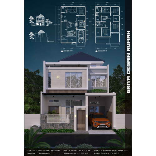 Detail Desain Rumah Minimalis Modern Nomer 44