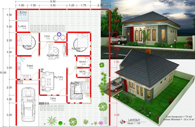 Detail Desain Rumah Minimalis Terbaru 2020 Nomer 16