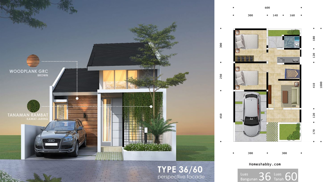 Detail Desain Rumah Minimalis Type 36 Nomer 12