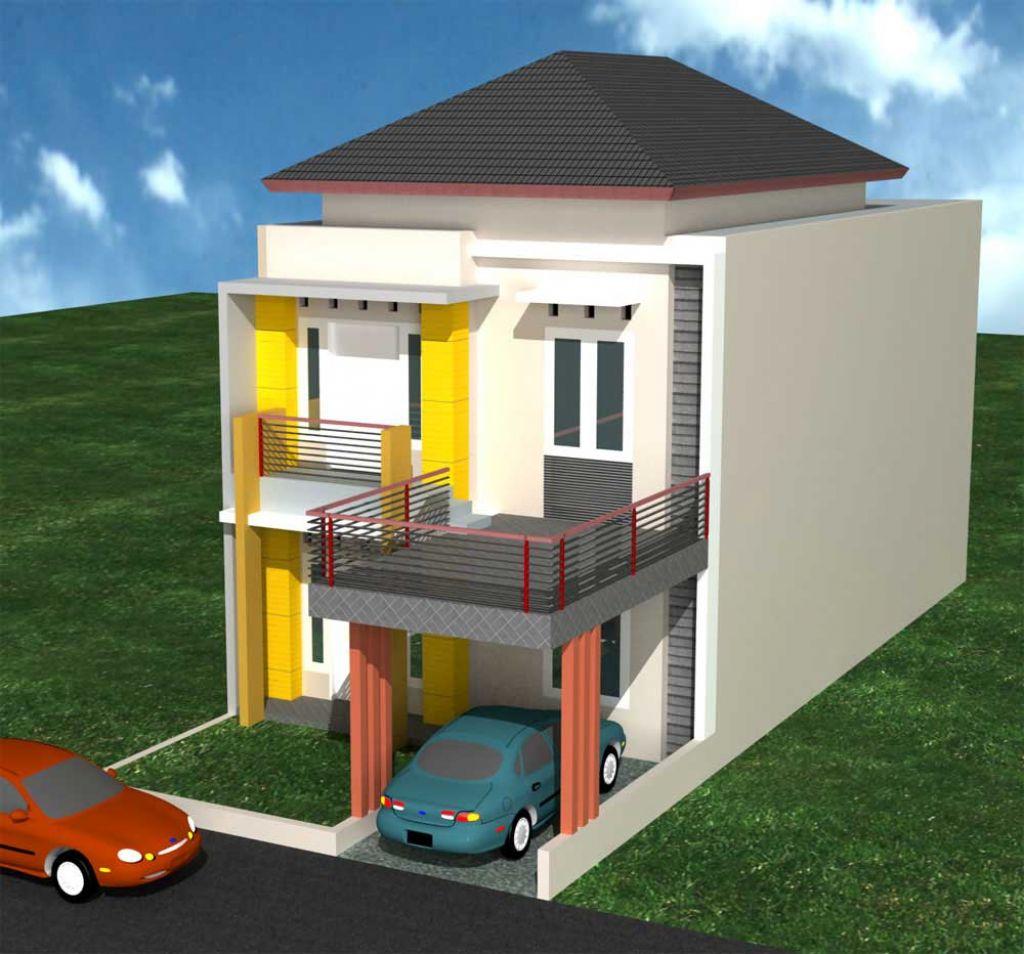 Detail Desain Rumah Minimalis Type 45 Lantai 2 Nomer 19