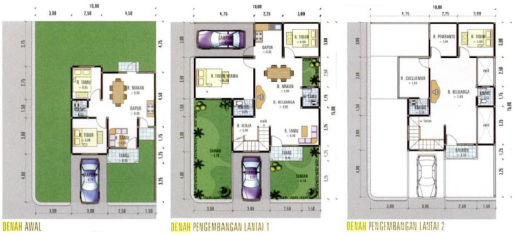 Detail Desain Rumah Minimalis Type 45 Lantai 2 Nomer 38