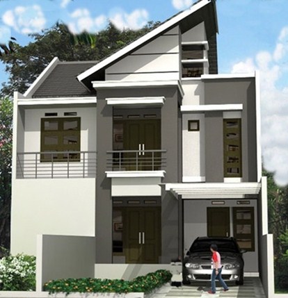 Detail Desain Rumah Minimalis Type 45 Lantai 2 Nomer 46