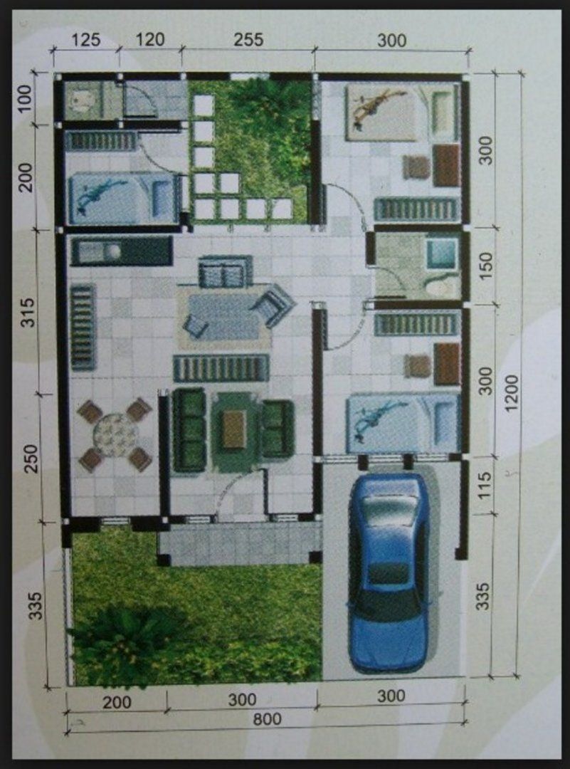 Detail Desain Rumah Minimalis Ukuran 8x11 Meter Nomer 32