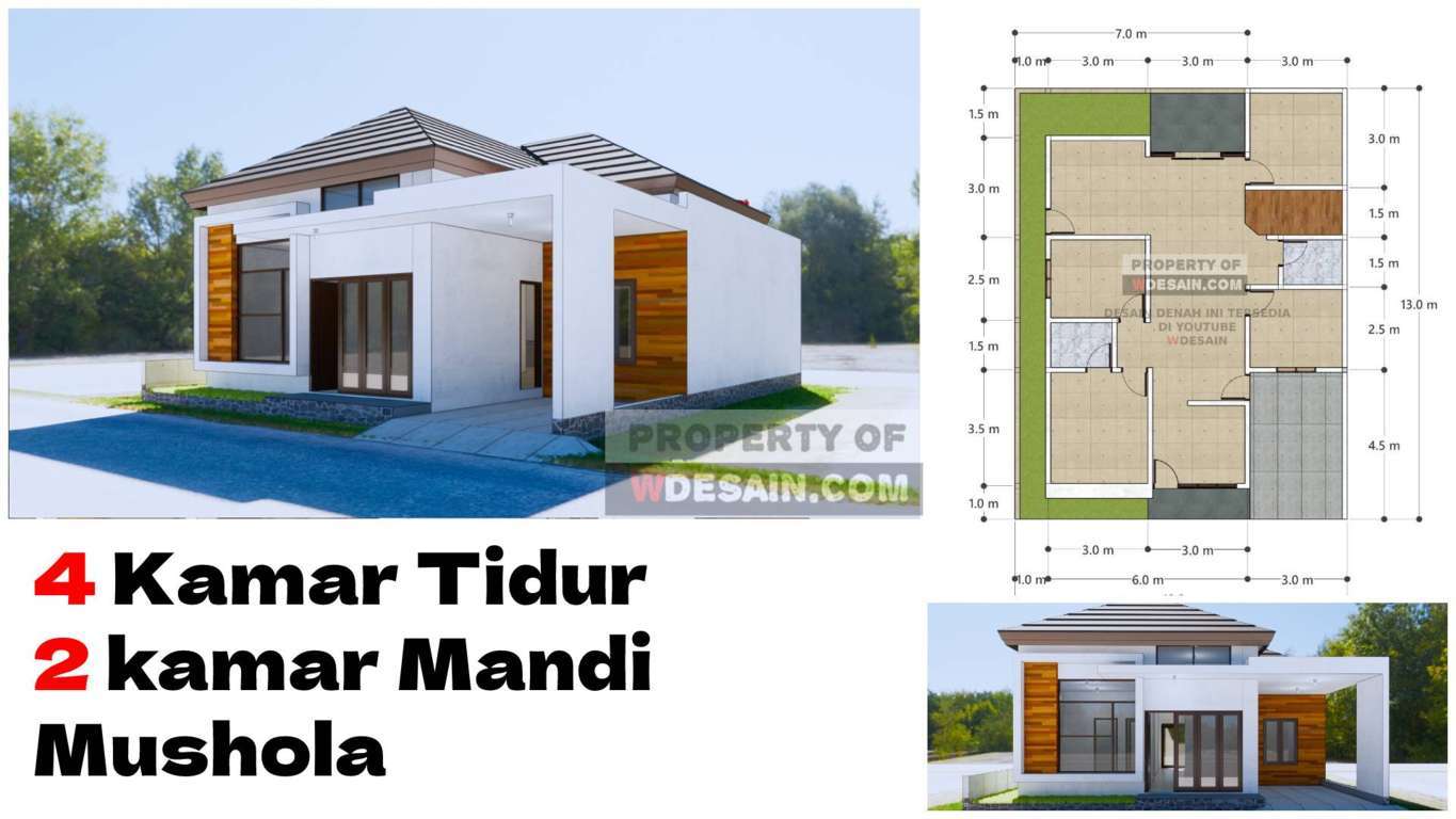 Detail Desain Rumah Minimalis Ukuran 8x11 Meter Nomer 47