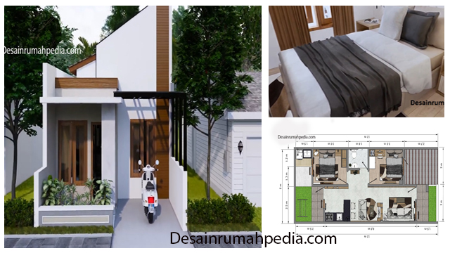 Detail Desain Rumah Minimalis Ukuran 8x11 Meter Nomer 55