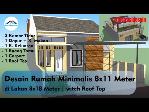 Detail Desain Rumah Minimalis Ukuran 8x11 Meter Nomer 9