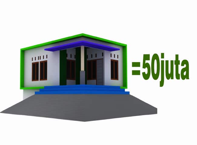 Detail Desain Rumah Modal 50 Juta Nomer 17
