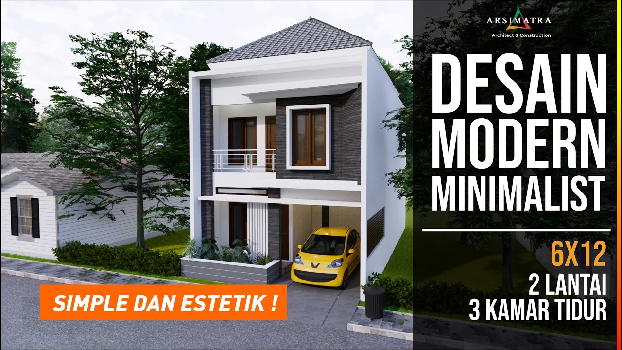 Detail Desain Rumah Modern 2 Lantai Nomer 16