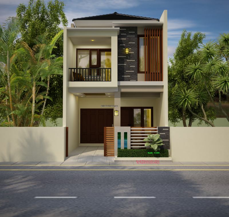 Detail Desain Rumah Modern 2 Lantai Nomer 20