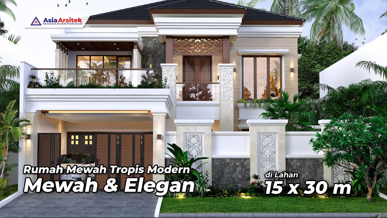 Detail Desain Rumah Modern 2 Lantai Nomer 30