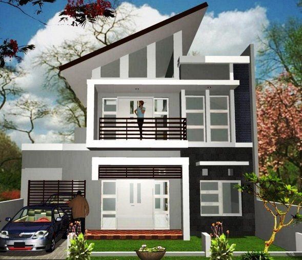 Detail Desain Rumah Modern 2 Lantai Nomer 40
