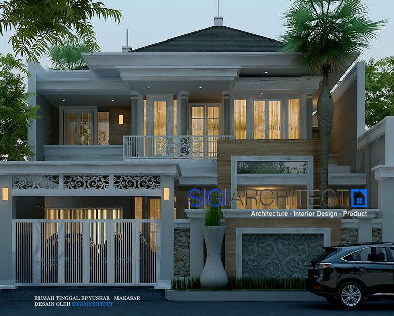 Detail Desain Rumah Modern 2 Lantai Nomer 44