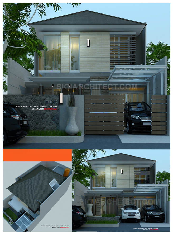 Detail Desain Rumah Modern 2 Lantai Nomer 52