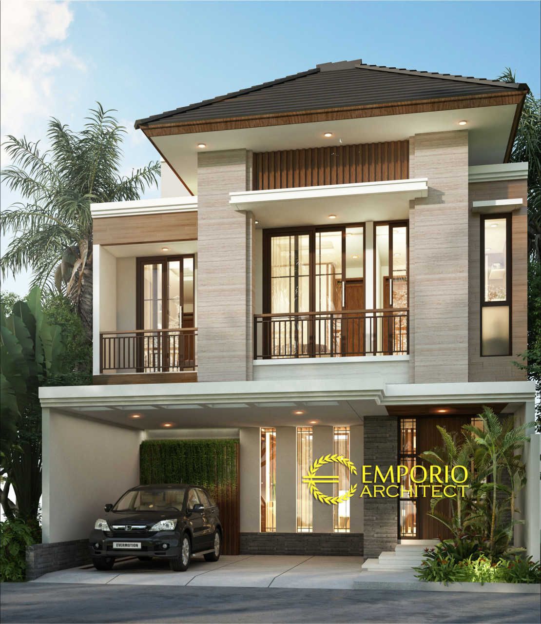 Detail Desain Rumah Modern 2 Lantai Nomer 9