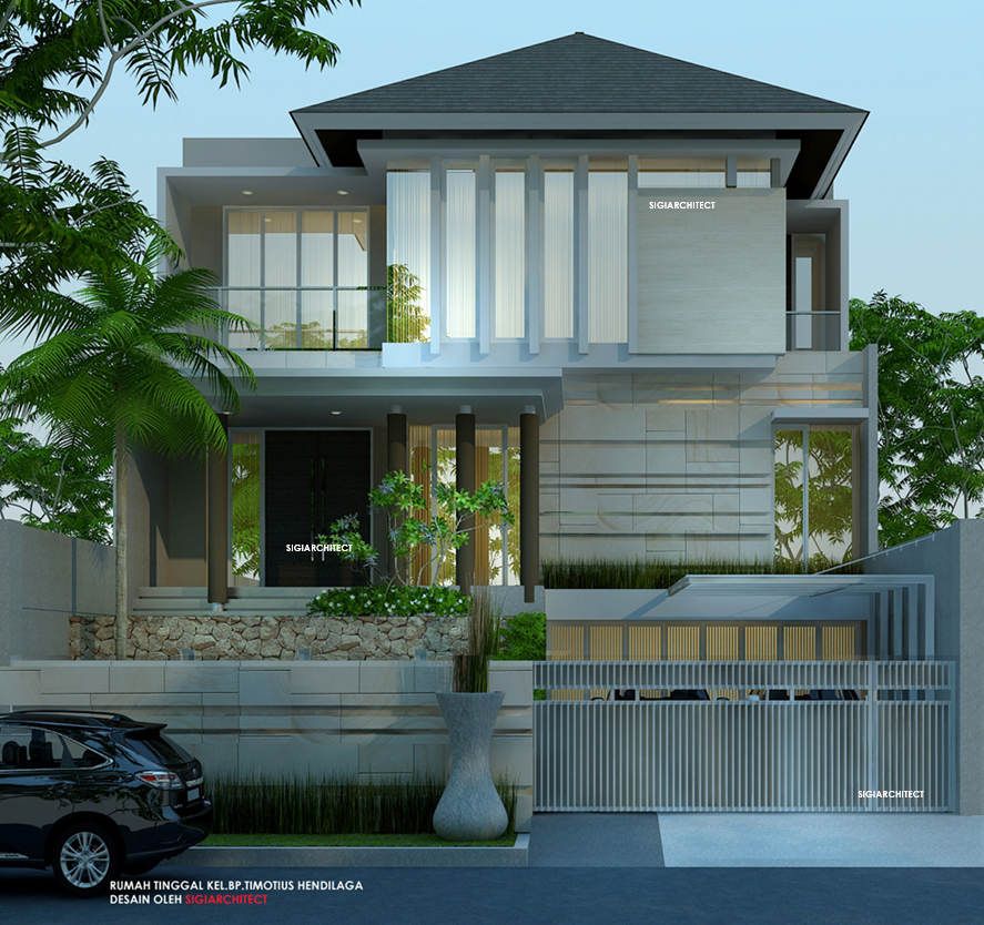 Desain Rumah Modern 3 Lantai - KibrisPDR