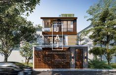 Detail Desain Rumah Modern 3 Lantai Nomer 39