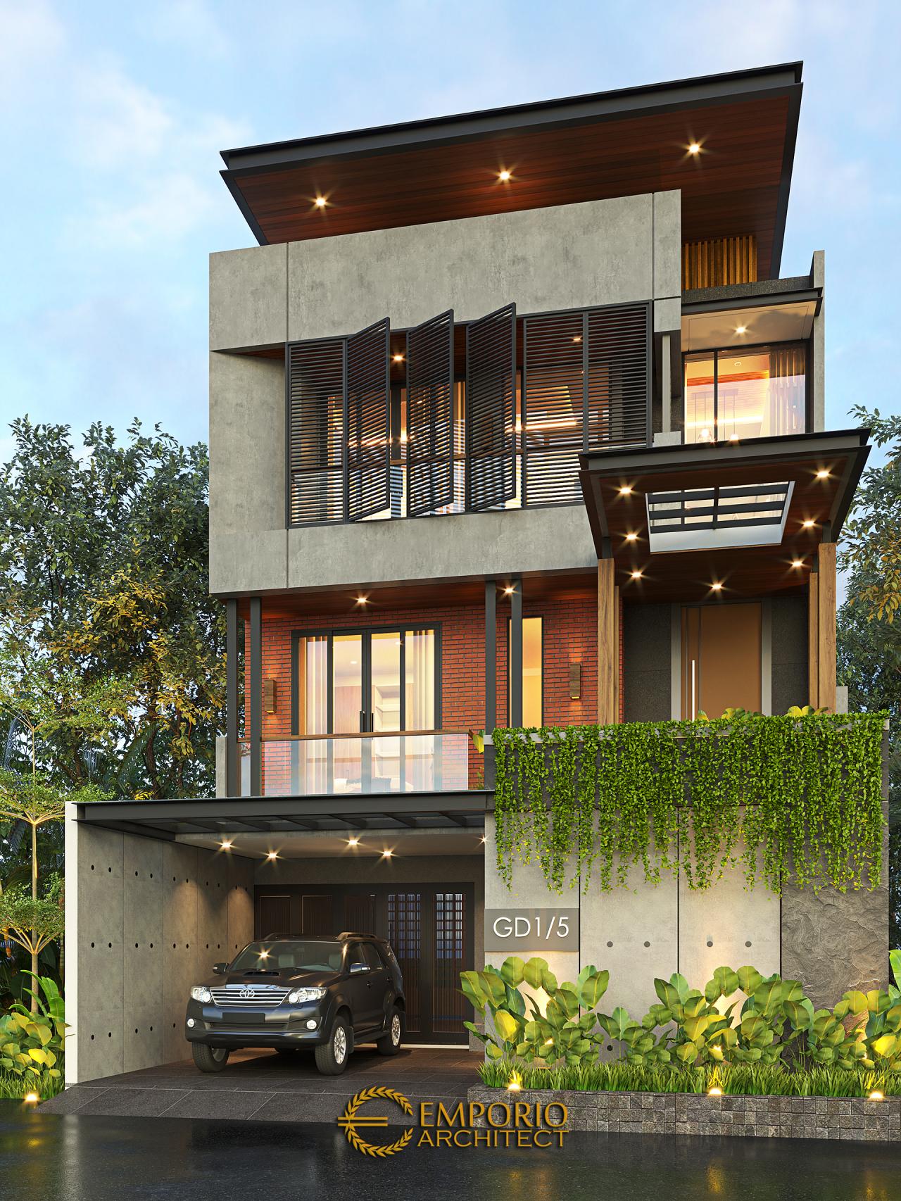 Detail Desain Rumah Modern 3 Lantai Nomer 56