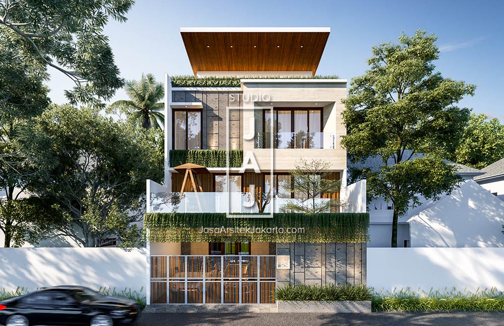 Detail Desain Rumah Modern 3 Lantai Nomer 8