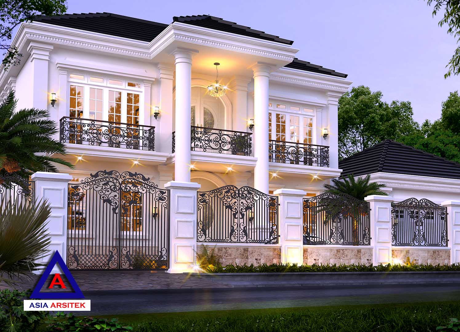 Detail Desain Rumah Modern Mewah Nomer 23