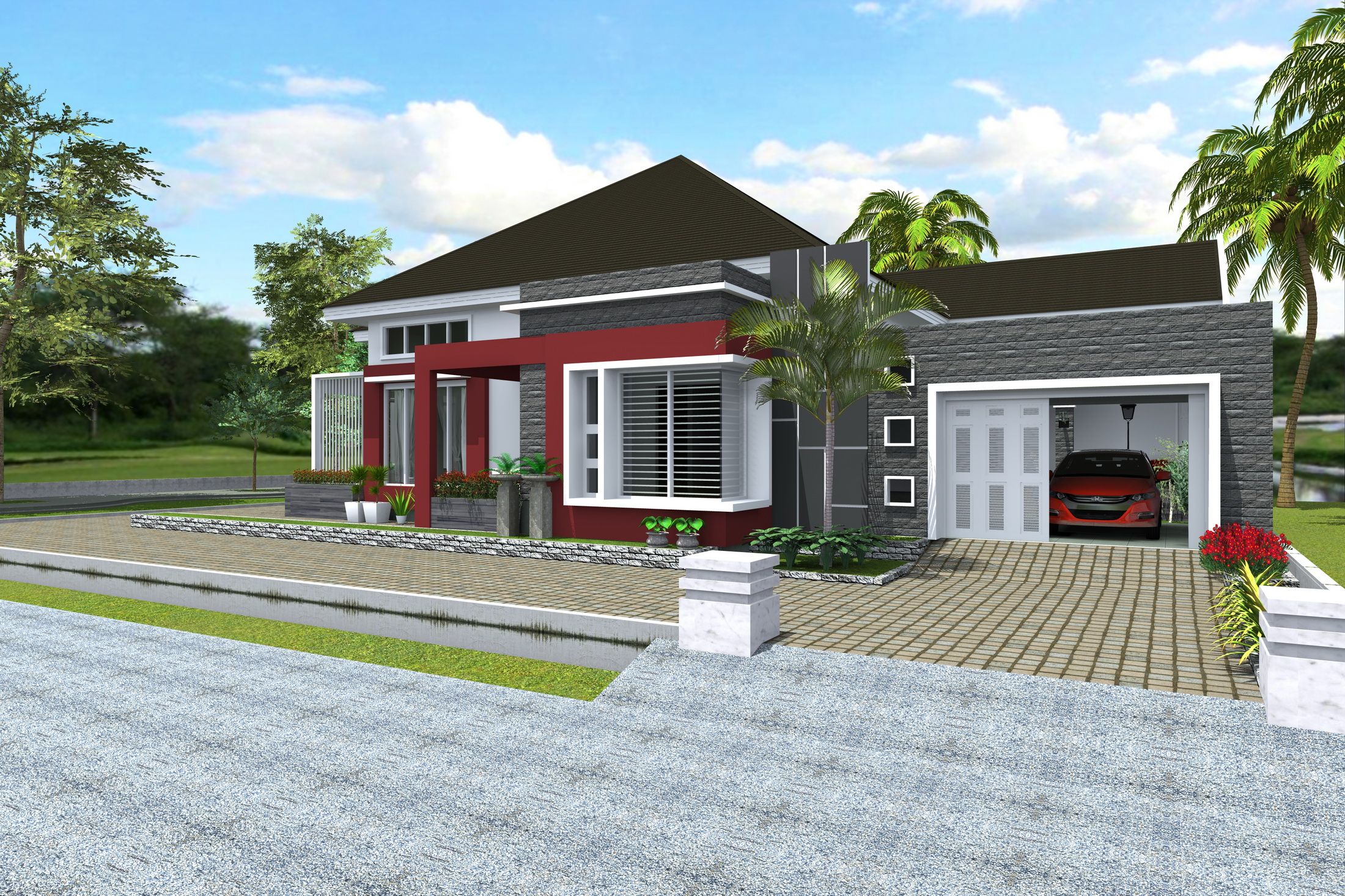 Detail Desain Rumah Panjang Ke Samping Nomer 6