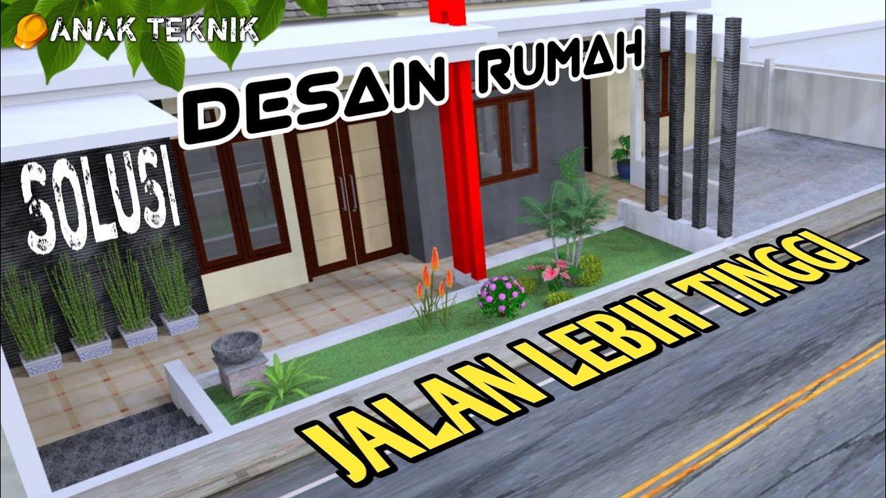 Detail Desain Rumah Pinggir Jalan Raya Nomer 4