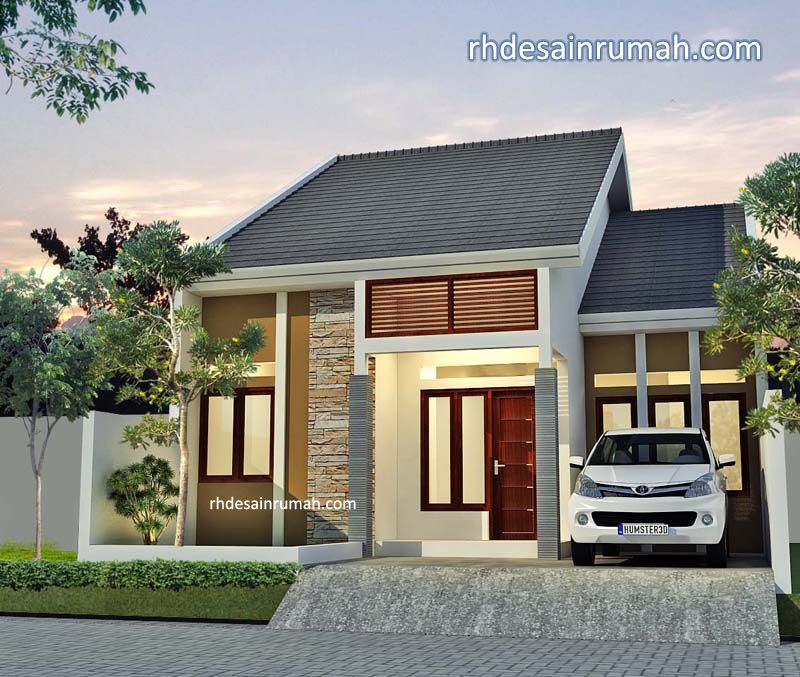 Detail Desain Rumah Pintu Satu Nomer 48