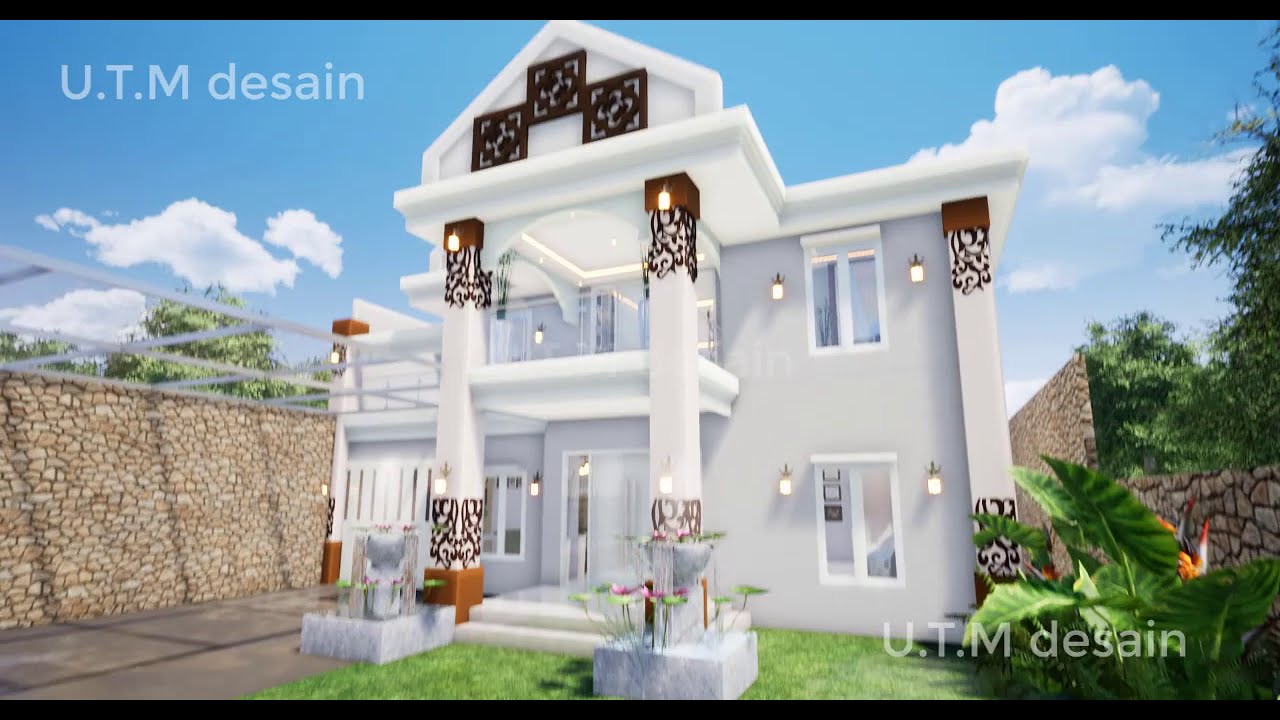 Detail Desain Rumah Putih Nomer 50