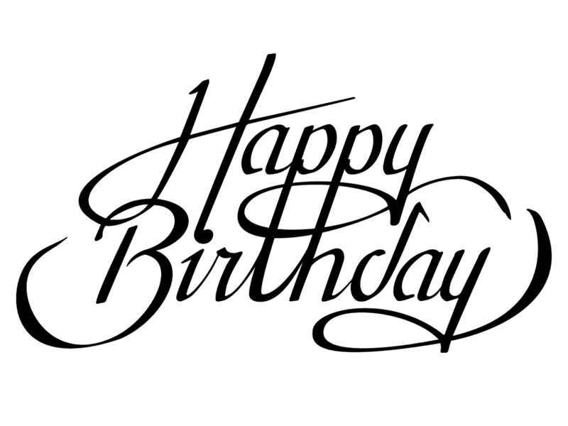 Download Happy Birthday Schriftarten Nomer 1