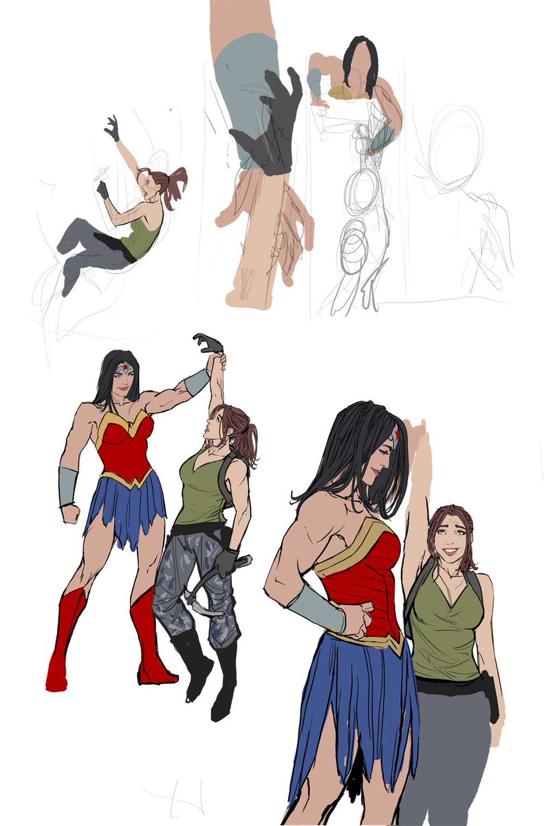 Detail Lara Croft X Wonder Woman Nomer 21