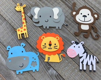 Detail Large Safari Animal Cutouts Nomer 20