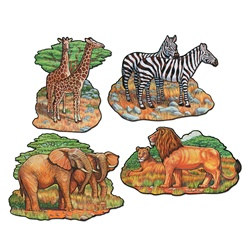 Detail Large Safari Animal Cutouts Nomer 34