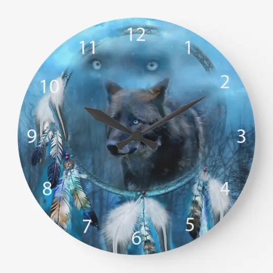 Detail Large Wolf Dreamcatcher Nomer 20