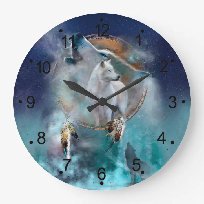 Detail Large Wolf Dreamcatcher Nomer 7