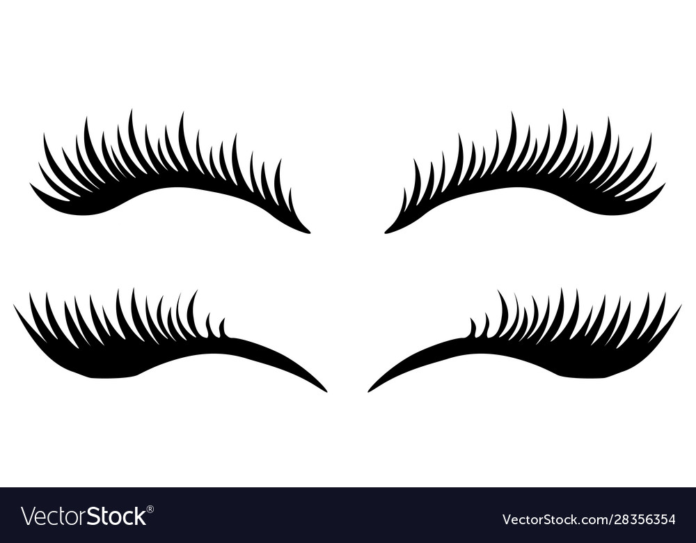 Detail Lashes Vector Nomer 12