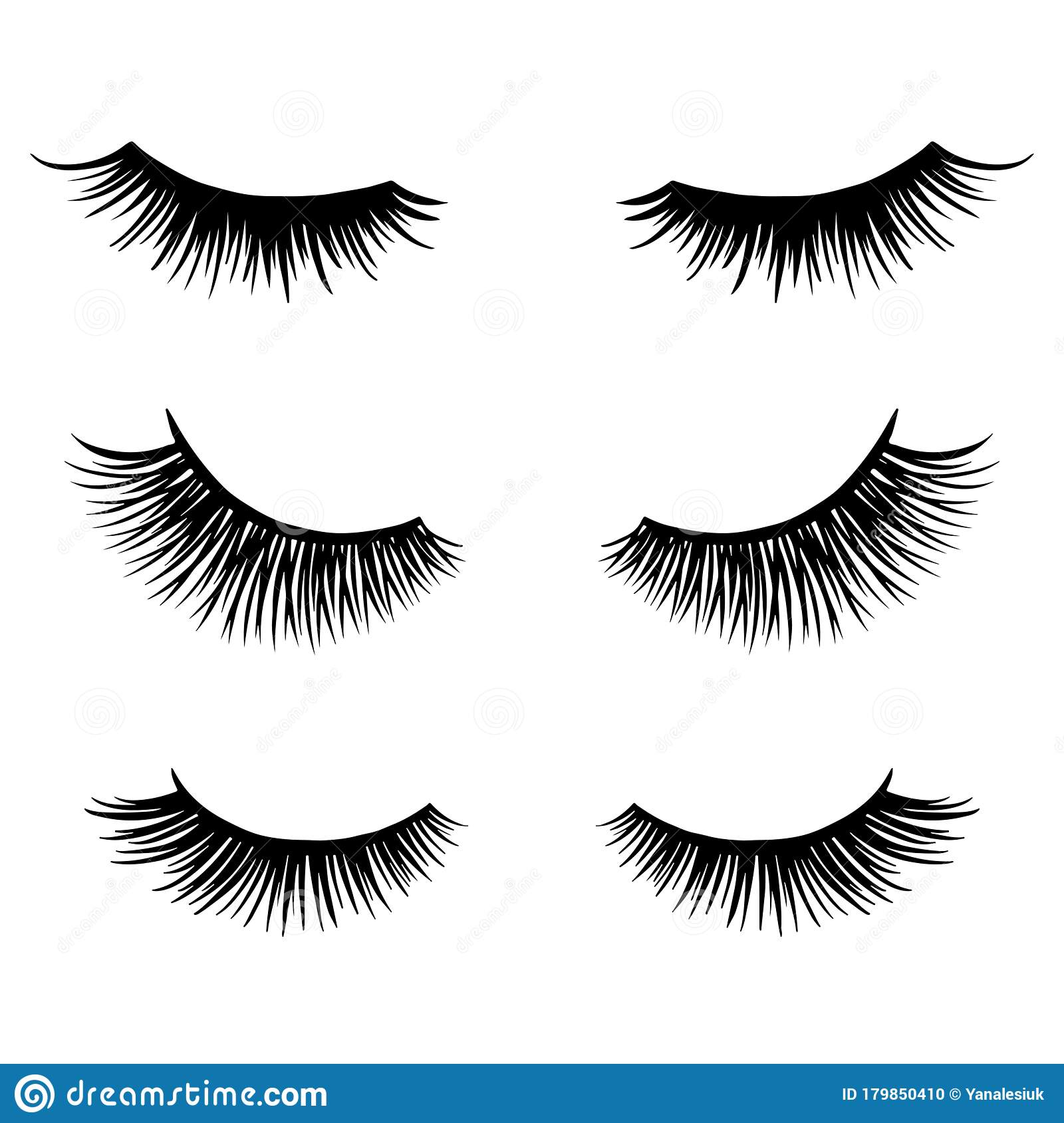Detail Lashes Vector Nomer 13