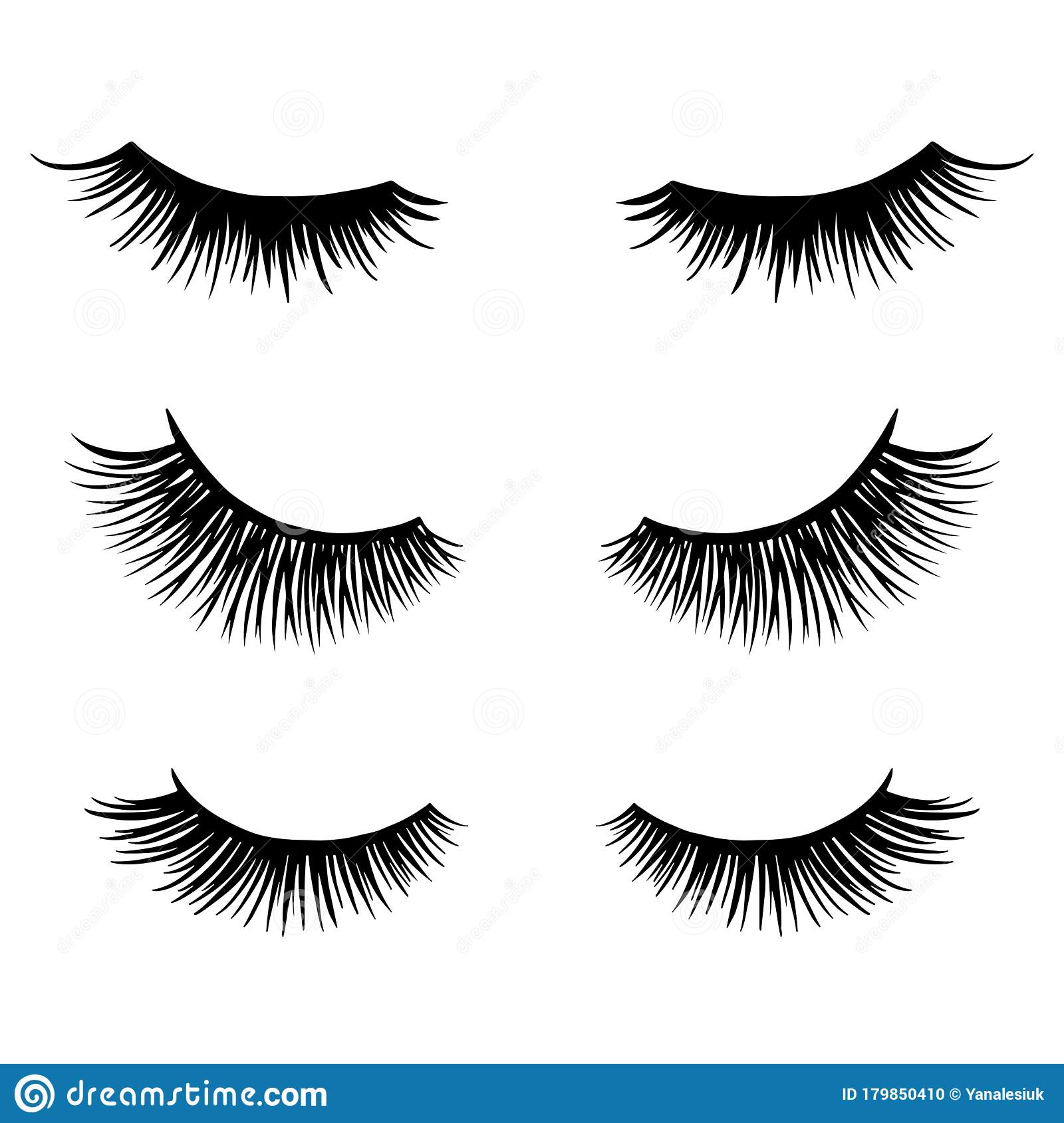 Detail Lashes Vector Nomer 13