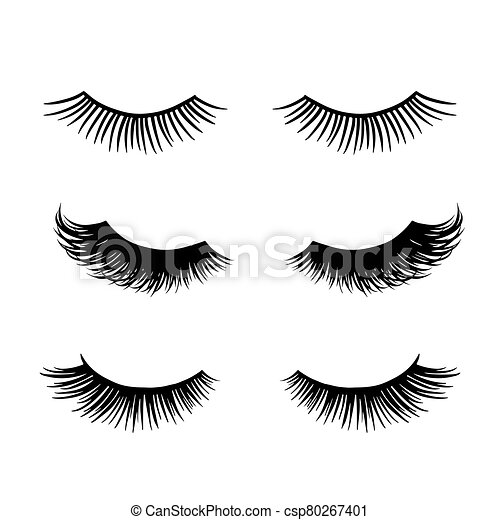 Detail Lashes Vector Nomer 19