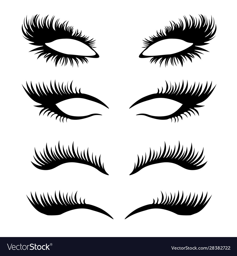 Detail Lashes Vector Nomer 20