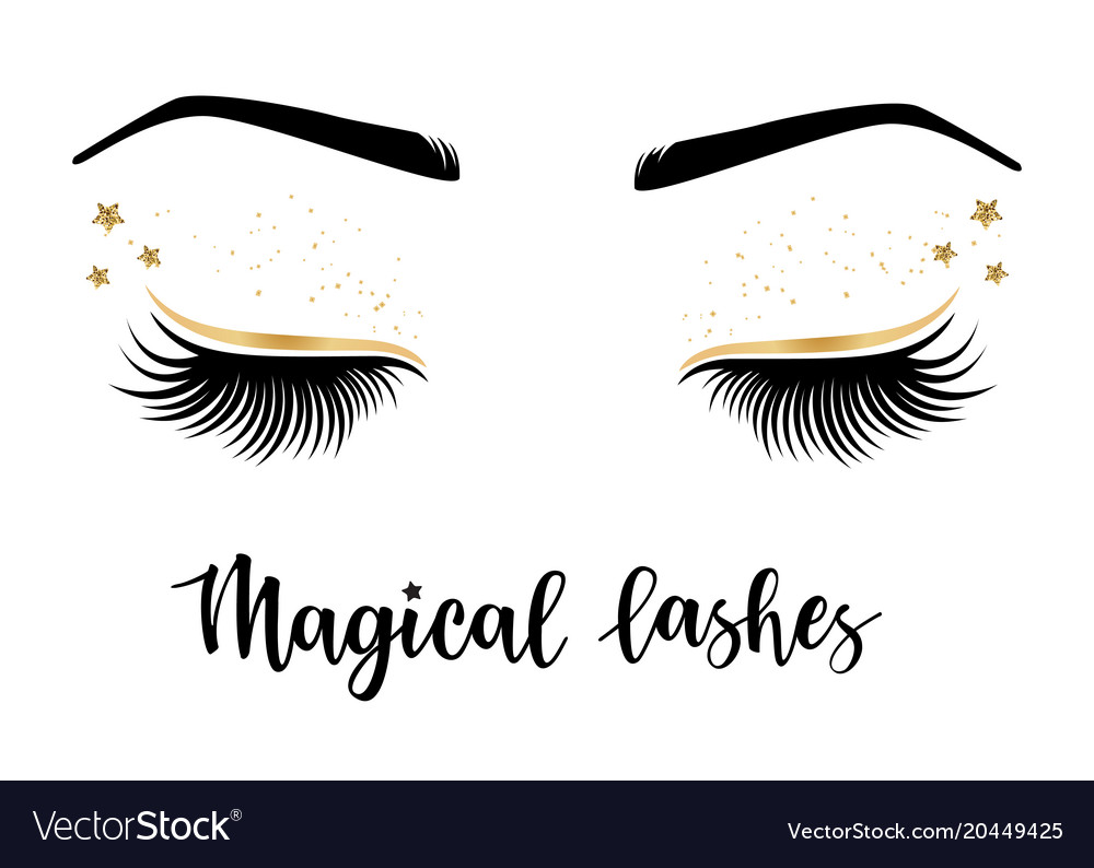 Detail Lashes Vector Nomer 22