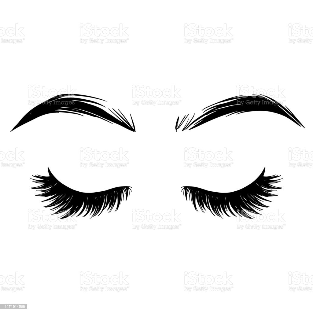 Detail Lashes Vector Nomer 23